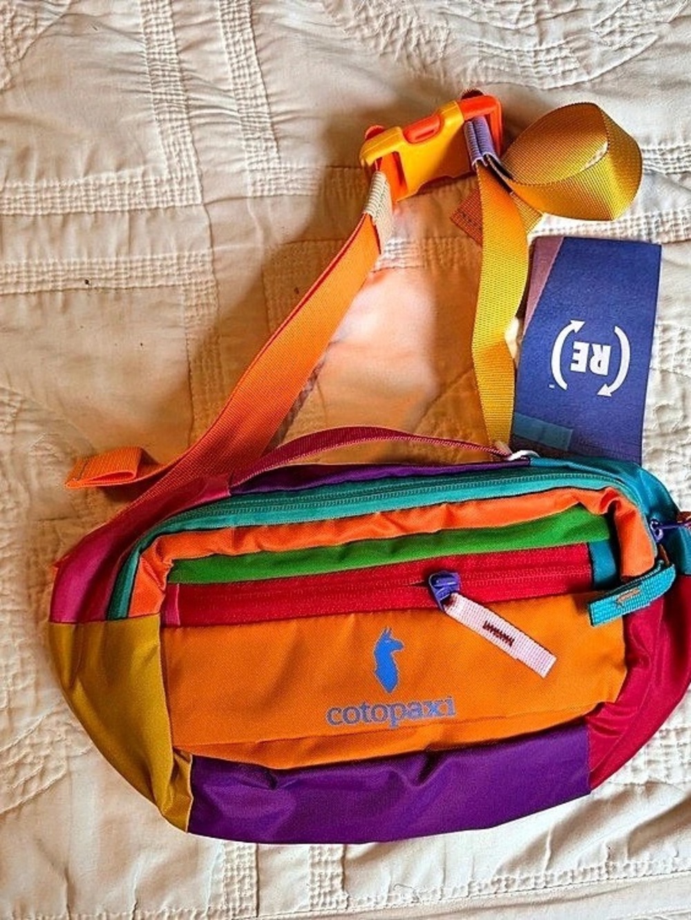 New Cotopaxi Del Dia Hip Pack Crossbody Bag Orange & Purple Fanny Pack Day pack